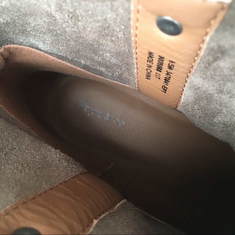 Frye & Co 9.5M Ankle boots Taupe Beige Suede - Picture 11 of 13